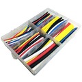 Electriduct Heat Shrink Box Kit- 4" Length 2:1- Rainbow- 180 Pieces HS2-KIT-RBW-4-10PK
